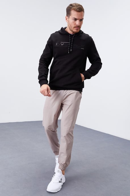 Heren Geprinte Hooded Sweatshirt Met Zak - Image 4
