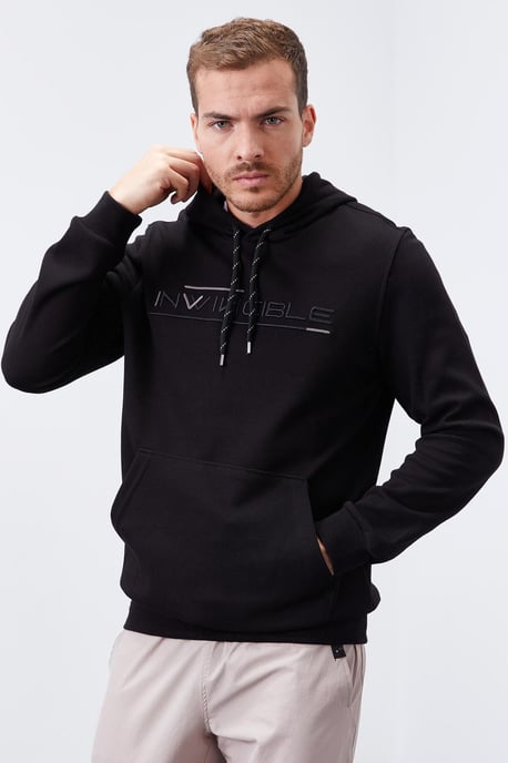 Heren Geprinte Hooded Sweatshirt Met Zak - Image 5