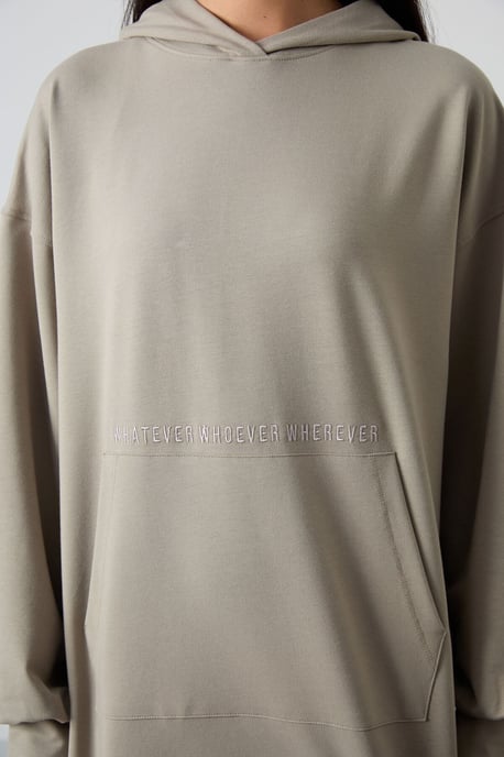 Overmaat Hoodie met Print - Image 3