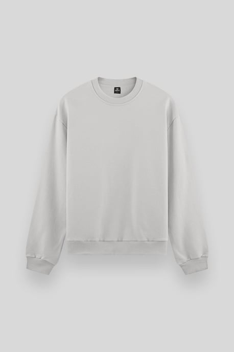 Heren Effen Rundhals Sweatshirt - Image 5