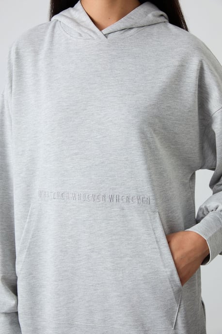 Overmaat Hoodie met Print - Image 3