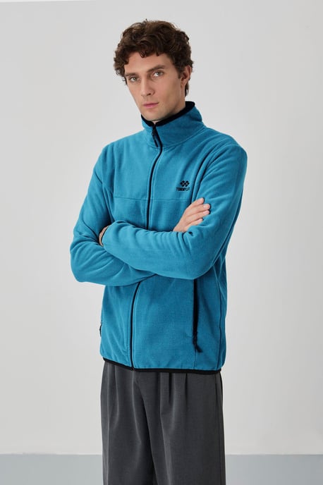 Heren Pluche Rits-voor Sweatshirt - Image 3