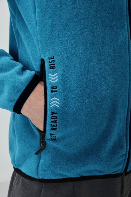 Heren Pluche Rits-voor Sweatshirt - Image 4