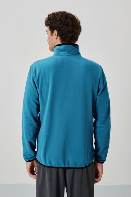 Heren Pluche Rits-voor Sweatshirt - Image 5