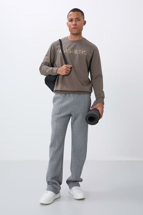 Heren Geprinte Ronde Hals Sweatshirt - Image 2