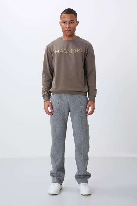 Heren Geprinte Ronde Hals Sweatshirt - Image 4