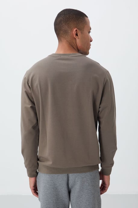 Heren Geprinte Ronde Hals Sweatshirt - Image 6