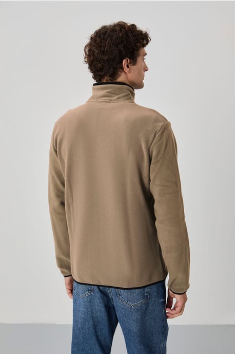 Heren Pluche Rits-voorkant Sweatshirt - Image 6
