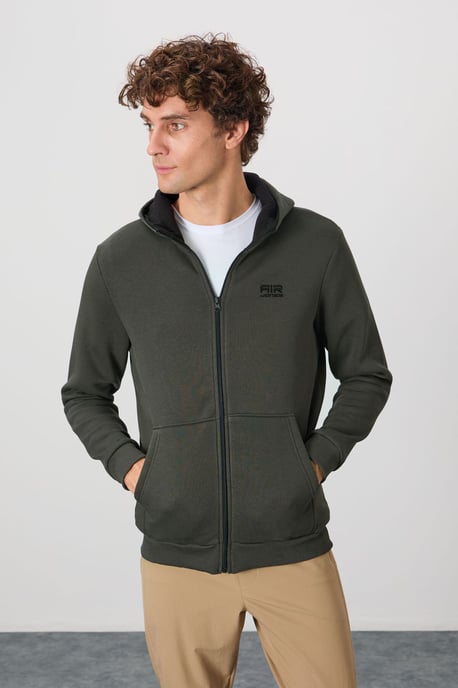 Heren Hoodie Zip Sweatshirt - Image 1