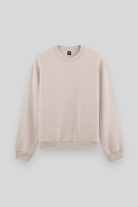 Heren Effen Rundhals Sweatshirt - Image 5