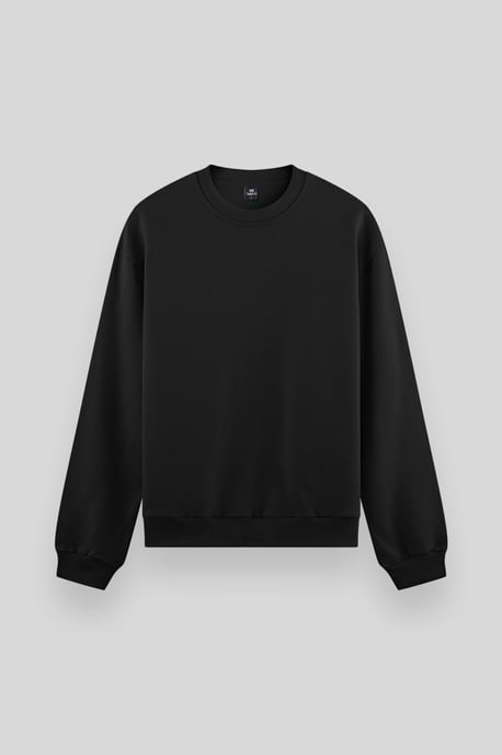 Heren Effen Rundhals Sweatshirt - Image 6