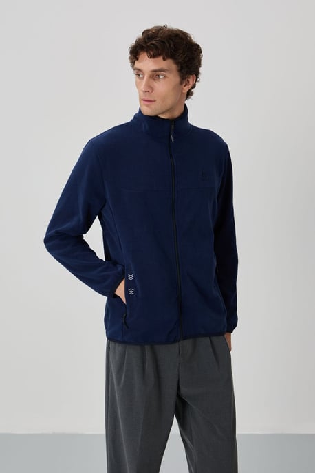 Heren Pluche Ritssluiting Sweatshirt - Image 4