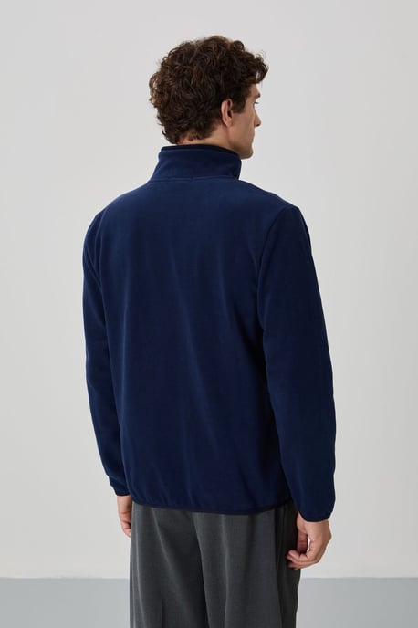 Heren Pluche Ritssluiting Sweatshirt - Image 6