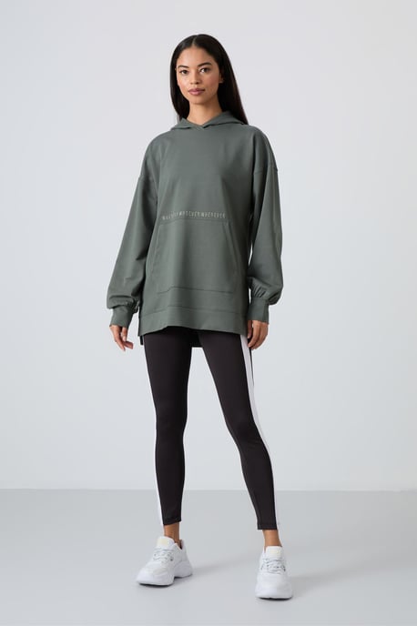 Overmaat Hoodie met Print - Image 2
