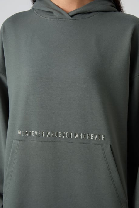 Overmaat Hoodie met Print - Image 3