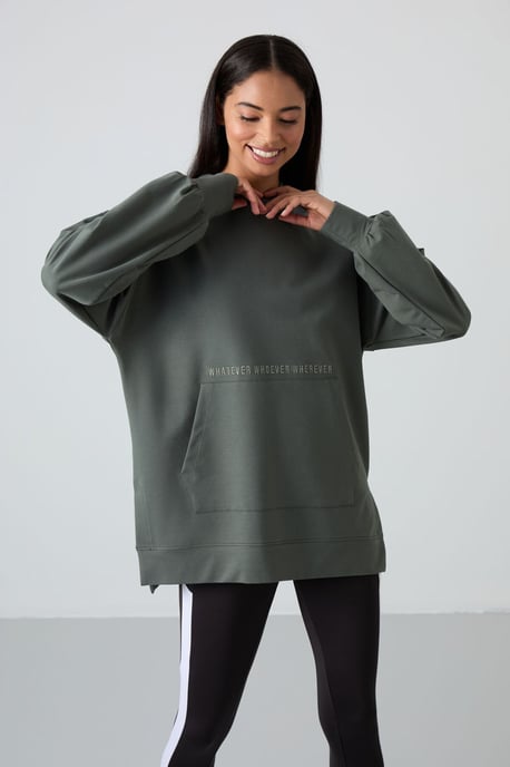 Overmaat Hoodie met Print - Image 5
