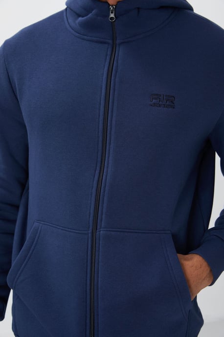 Heren Hooded Zip Sweater - Image 2