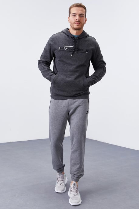 Heren Geprinte Hoodie Met Zak - Image 4