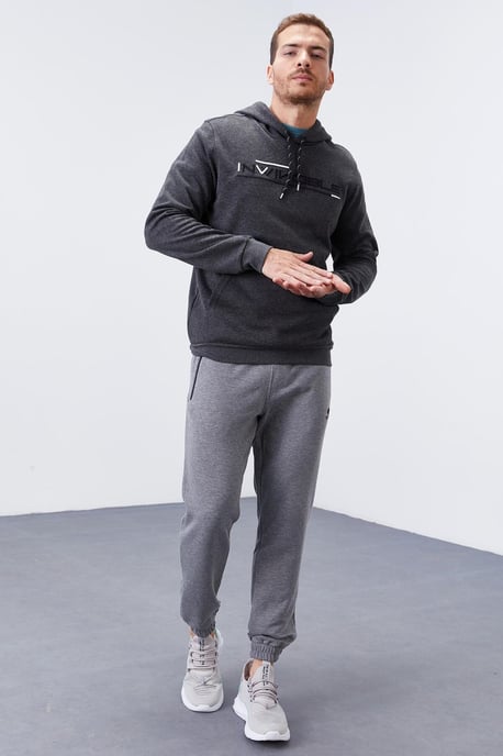 Heren Geprinte Hoodie Met Zak - Image 6