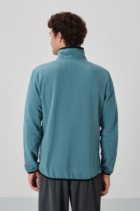 Heren Pluche Zip-voor Sweater - Image 6