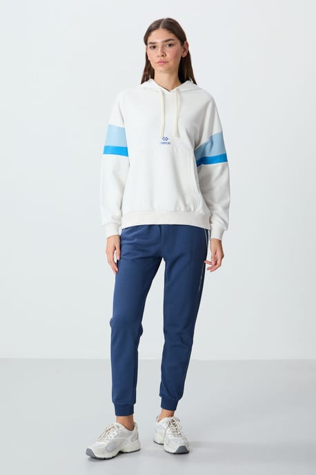Overmaatse Kleurblok Hoodie met Zak - Image 3