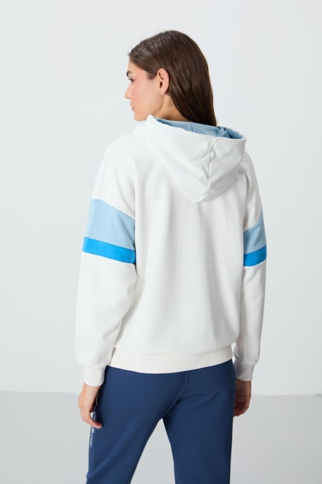 Overmaatse Kleurblok Hoodie met Zak - Image 5