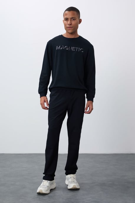 Heren Geprinte Ronde Hals Sweatshirt - Image 3