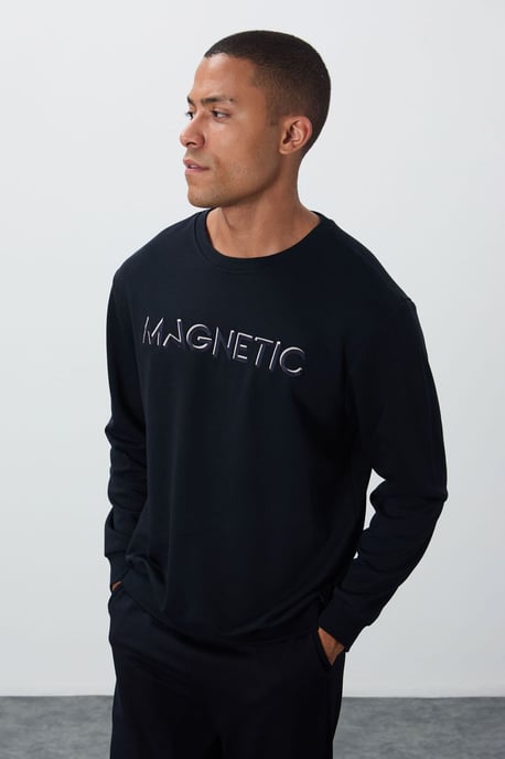 Heren Geprinte Ronde Hals Sweatshirt - Image 4