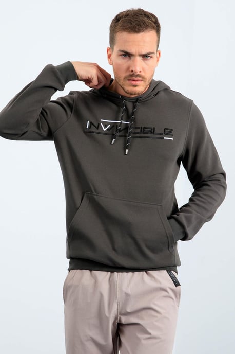 Heren Geprinte Hooded Sweatshirt Met Zak - Image 3