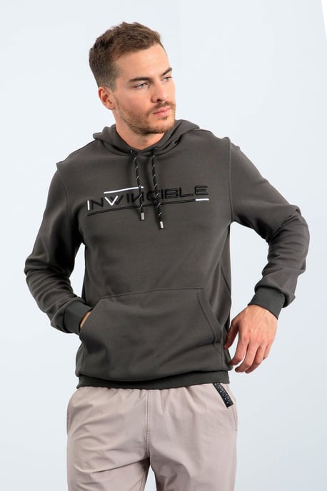 Heren Geprinte Hooded Sweatshirt Met Zak - Image 6
