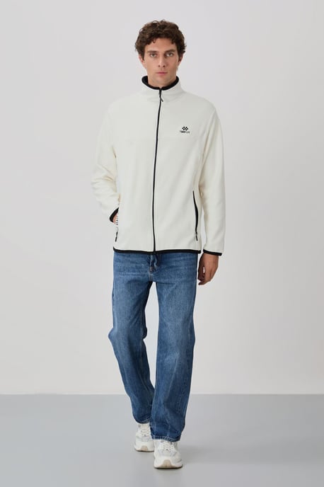 Heren Plush Zip-Front Sweater - Image 2
