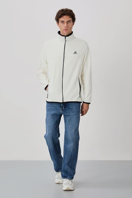 Heren Pluche Rits-voor Sweatshirt - Image 2
