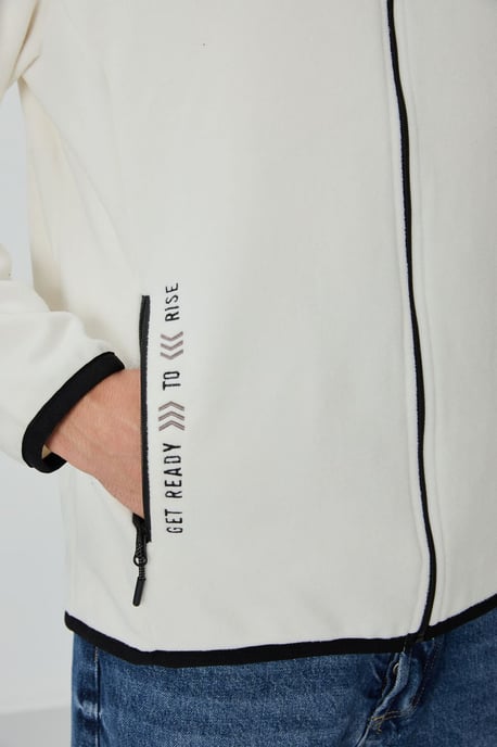 Heren Pluche Rits-voor Sweatshirt - Image 4