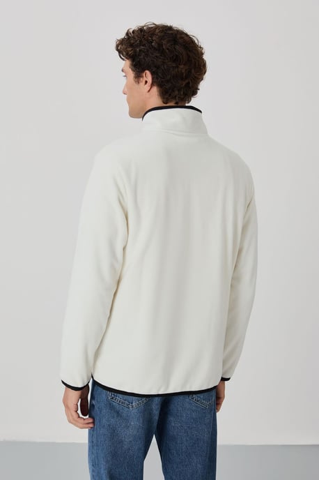 Heren Pluche Rits-voor Sweatshirt - Image 5