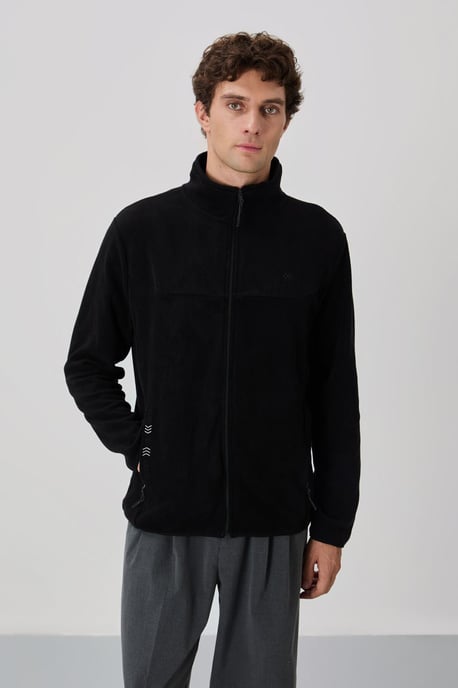 Heren Pluche Zip-up Sweatshirt - Image 3