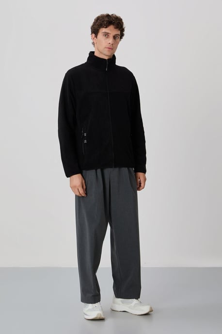 Heren Pluche Zip-up Sweatshirt - Image 6