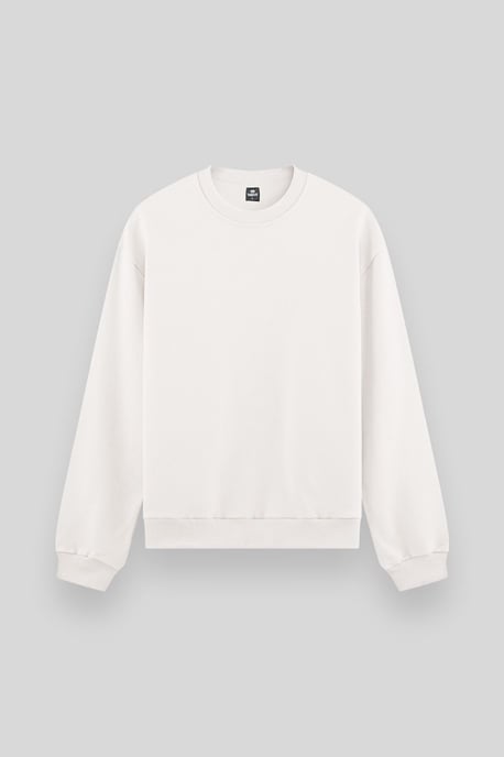 Heren Effen Rundhals Sweatshirt - Image 5
