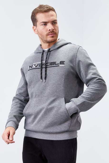 Heren Bedrukte Hoody met Zak - Image 3