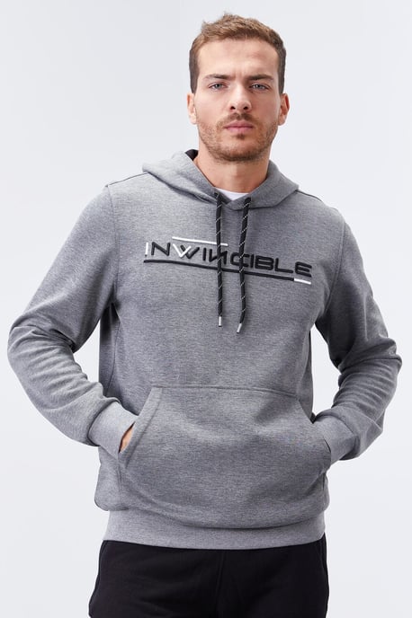 Heren Bedrukte Hoody met Zak - Image 5