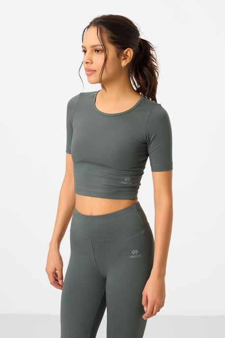 Dames Katoenen Slim-fit Actieve Set - Image 6
