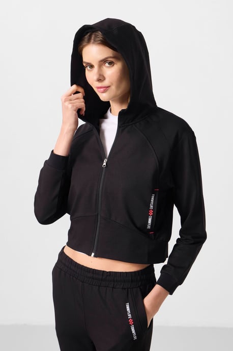 Oversized Hoodie met Rits en Broek Set - Image 2
