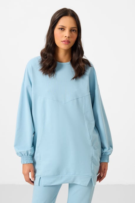 Oversized Fleece Sweatshirt en Broek Set - Image 2