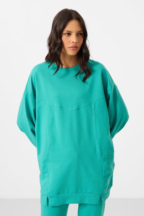 Overmaat Fleece Sweatshirt en Broek Set - Image 6