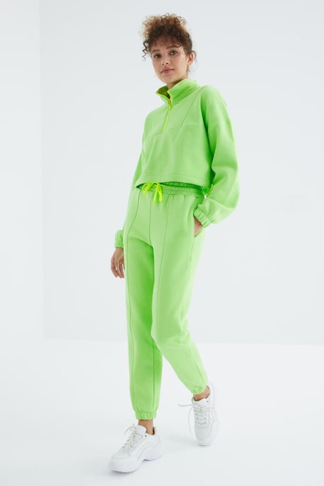Oversized Fleece Sweatshirt en Broek Set - Image 3