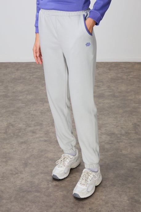 Kleurblok Fleece Trainingspak Set - Image 3