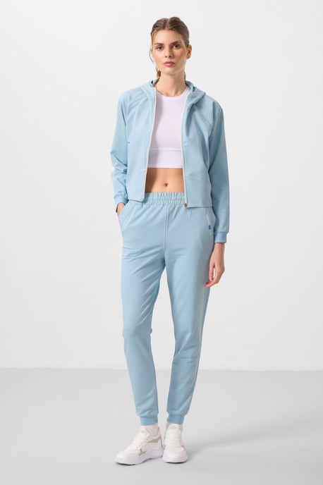 Oversized Hooded Zip Sweatshirt en Broek Set - Image 1