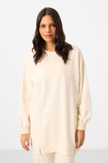 Oversized Fleece Sweatshirt en Broek Set - Image 5