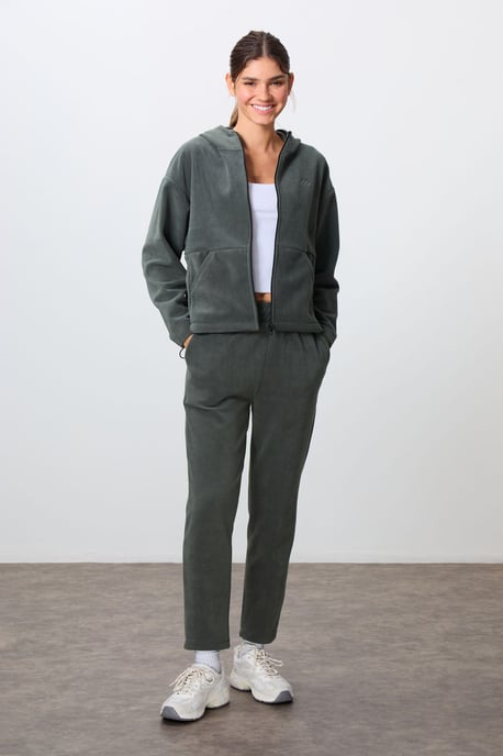Oversized Hoodie Zipper Trainingspak Set - Image 1