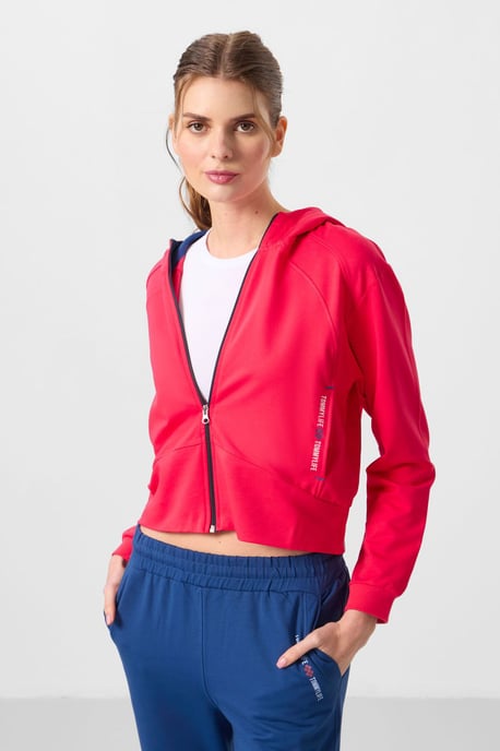Overmaatse Hoodie Met Rits En Broek Set - Image 3