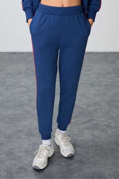 Oversized Sweatshirt en Broek Set met Ritskraag - Image 4